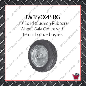 6" Solid Rubber Wheel