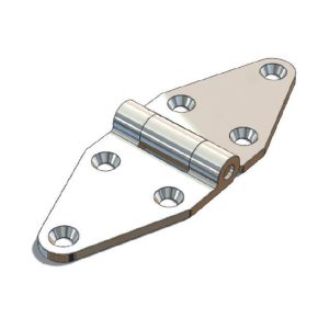 Maintenance Free Hinge - 6 Bolt