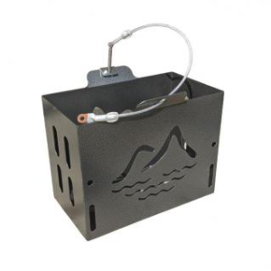 Bolt on Hammertone Jerry Can Holder - No Side Flange